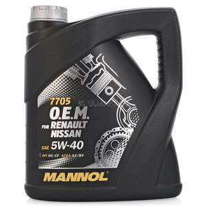 Mannol O.E.M. for Renault Nissan 5w40, 4л